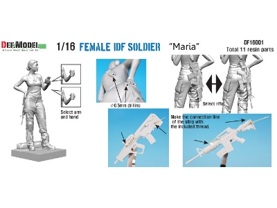 Modern Idf Female Soldier 'maria' - zdjęcie 3