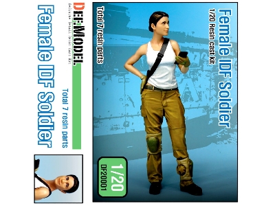 Modern Idf Female Soldier - zdjęcie 1