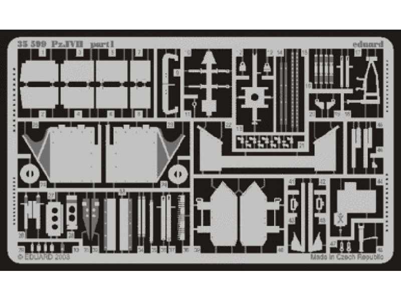 Pz. IV Ausf. H 1/35 - Tamiya - blaszki - zdjęcie 1 Pz. IV Ausf. H 1/35 - Tamiya - blaszki - zdjęcie 1