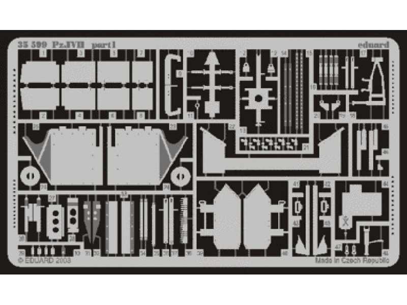  Pz. IV Ausf. H 1/35 - Tamiya - blaszki - zdjęcie 1