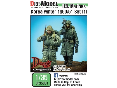 Us Marines Korea Winter 1950/51 Set 1 (2 Figures) - zdjęcie 1