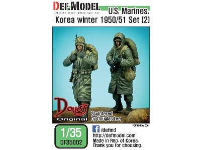 Us Marines Korea Winter 1950/51 Set 2 (2 Figures) - zdjęcie 1