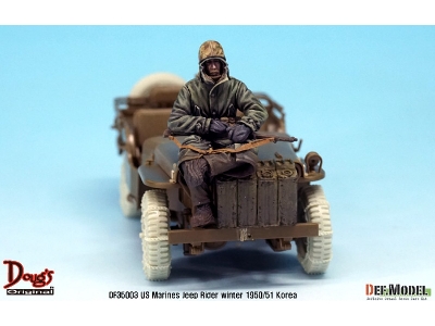 Us Marines Jeep Rider Korea Winter 1950/51 - zdjęcie 3