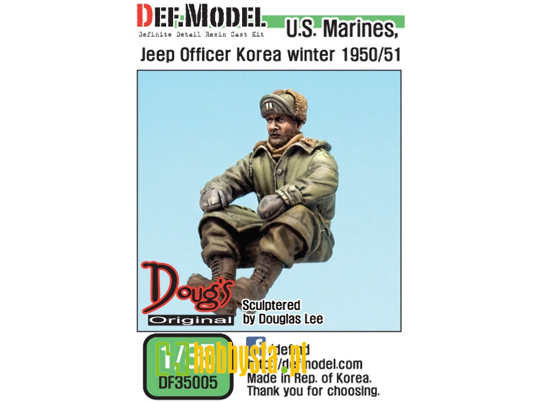 Us Marines Jeep Officer Korea Winter 1950/51 - zdjęcie 1