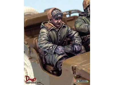 Us Marines Jeep Officer Korea Winter 1950/51 - zdjęcie 2