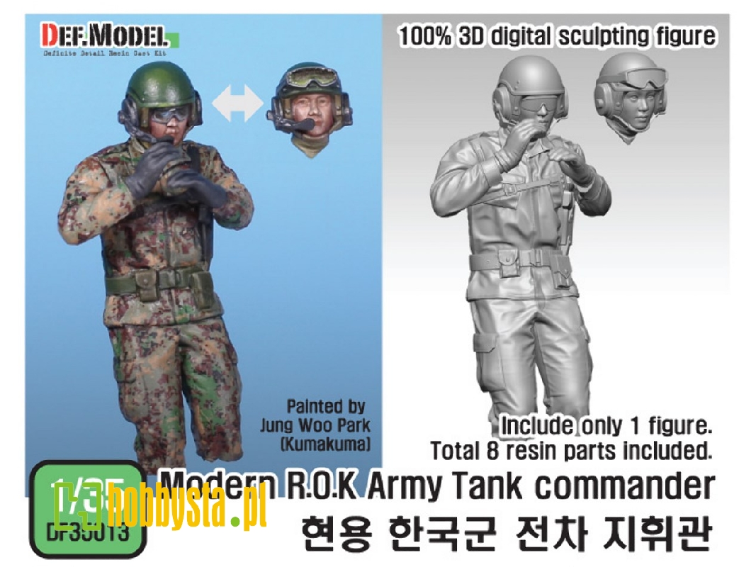 Modern Rok Army Tank Commander For K2 (Digital Camo Uniform) - zdjęcie 1