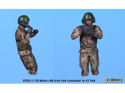 Modern Rok Army Tank Commander For K2 (Digital Camo Uniform) - zdjęcie 3