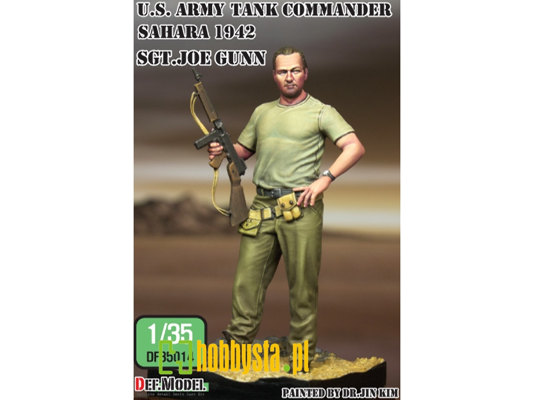Wwii U.S. Tank Commander In Desert W/Base - zdjęcie 1 Wwii U.S. Tank Commander In Desert W/Base - zdjęcie 1