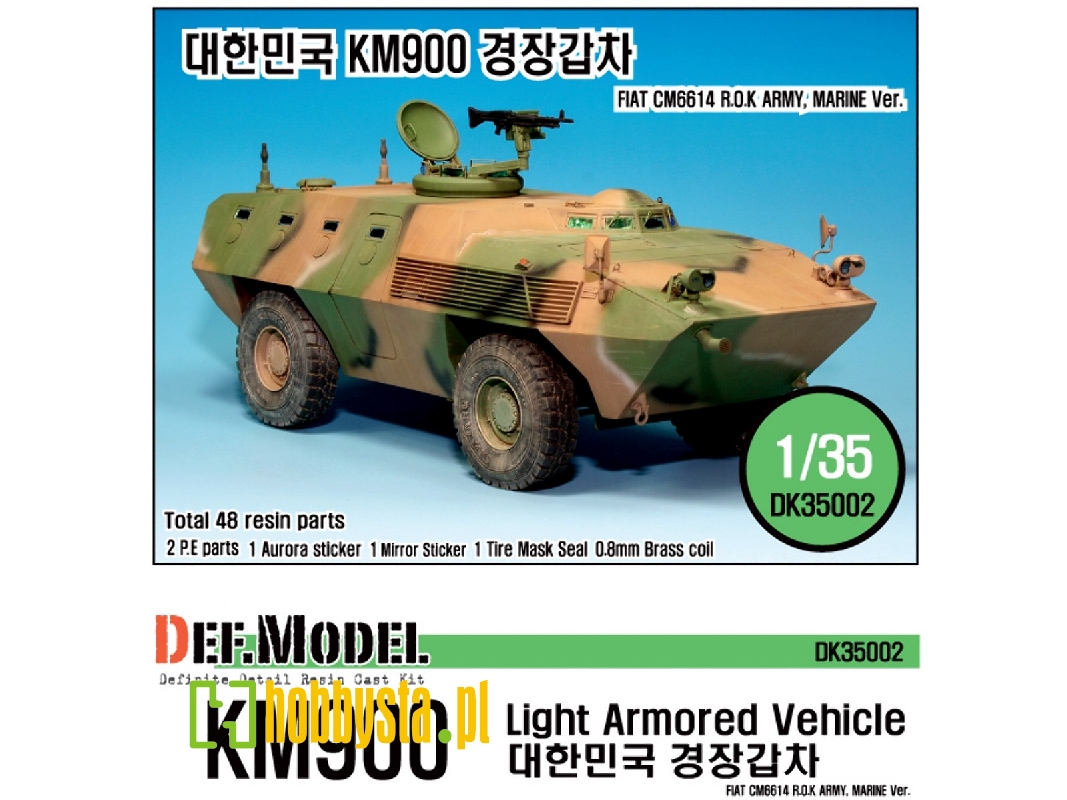 Km900 'rok Army' Light Armored Vehicle Kit - zdjęcie 1 Km900 'rok Army' Light Armored Vehicle Kit - zdjęcie 1