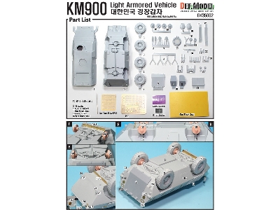 Km900 'rok Army' Light Armored Vehicle Kit - zdjęcie 2
