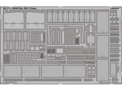  RSO Pak 40/4 75mm 1/35 - Dragon - blaszki - zdjęcie 1