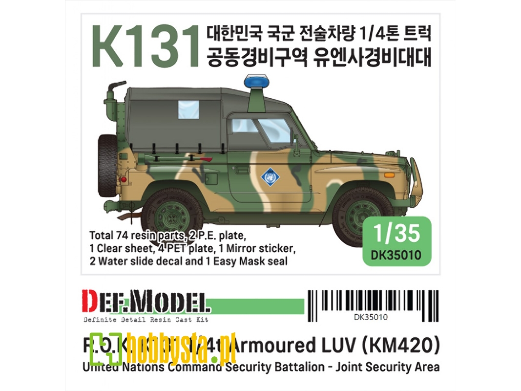 R.O.K K131a Uncsb - Jsa 1/4t Utility Truck (Full Resin Kit) - zdjęcie 1