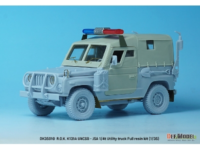 R.O.K K131a Uncsb - Jsa 1/4t Utility Truck (Full Resin Kit) - zdjęcie 3