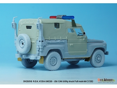 R.O.K K131a Uncsb - Jsa 1/4t Utility Truck (Full Resin Kit) - zdjęcie 4