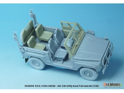 R.O.K K131a Uncsb - Jsa 1/4t Utility Truck (Full Resin Kit) - zdjęcie 5