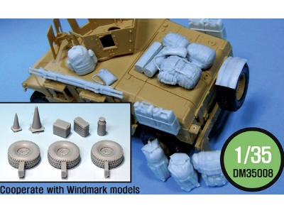 M1151 Hmmwv Stowage & Mt Tire Set (For Academy 1/35) - zdjęcie 1