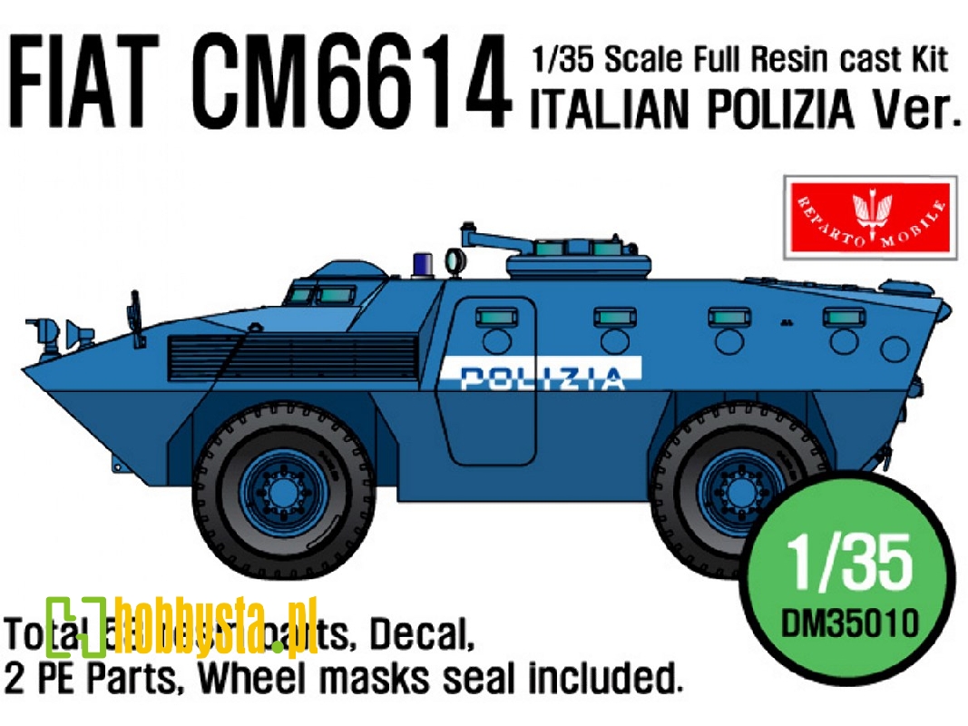 Fiat Cm6614 Lav 'polizia' (Full Kit) - zdjęcie 1 Fiat Cm6614 Lav 'polizia' (Full Kit) - zdjęcie 1