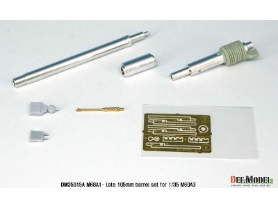 M68a1 105mm Metal Barrel Late Type(For 1/35 M60a3) - zdjęcie 2