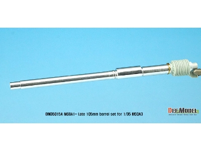 M68a1 105mm Metal Barrel Late Type(For 1/35 M60a3) - zdjęcie 4