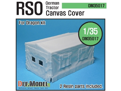 Rso Tractor Canvas Cover (For Dragon 1/35) - zdjęcie 1