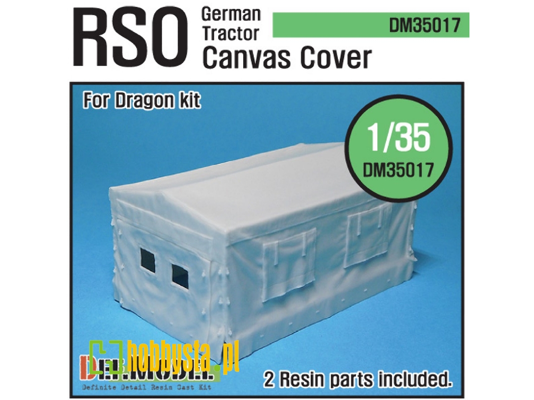 Rso Tractor Canvas Cover (For Dragon 1/35) - zdjęcie 1