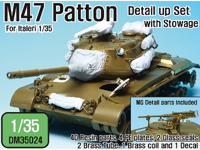 M47 Patton Detail Up Set (For Italeri 1/35) - zdjęcie 1