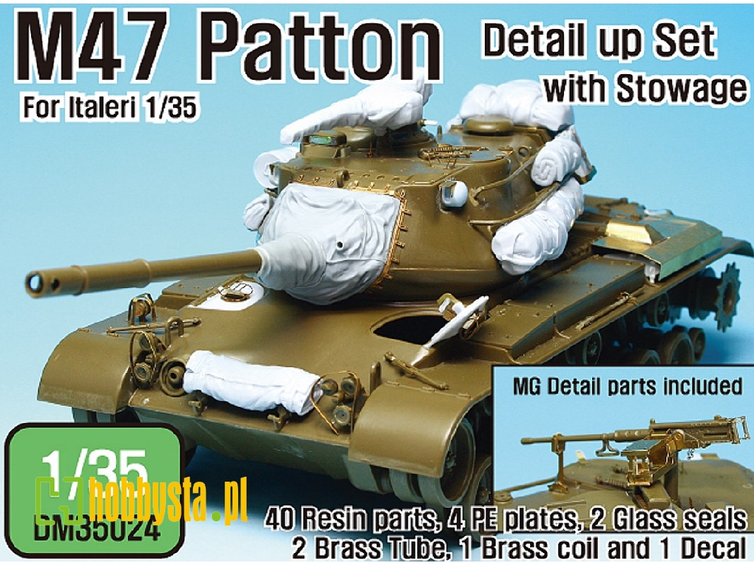 M47 Patton Detail Up Set (For Italeri 1/35) - zdjęcie 1