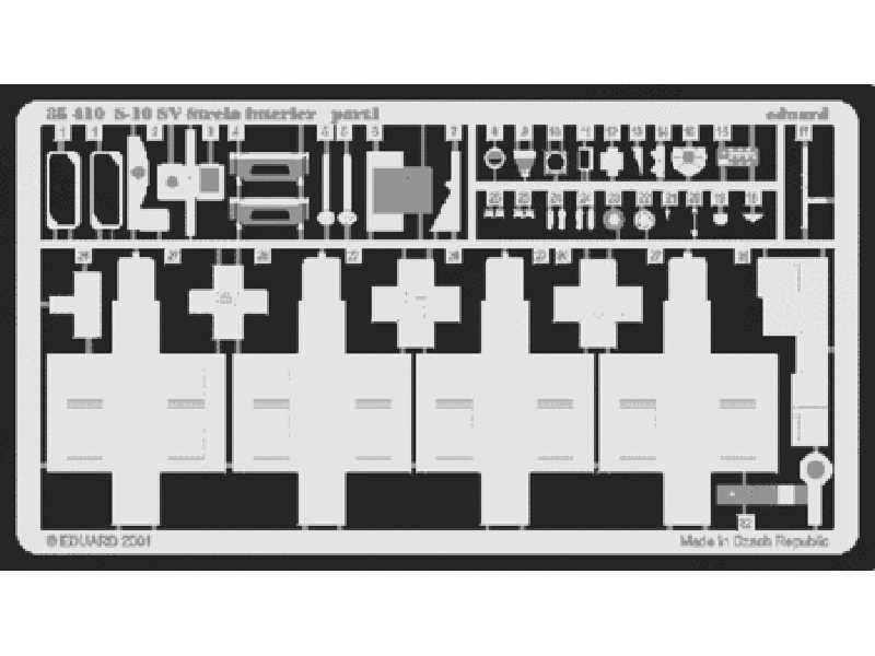  S-10 SV Strela interior 1/35 - Skif - blaszki - zdjęcie 1