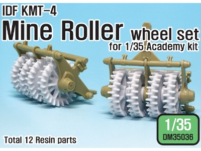 Idf Kmt-4 Mine Roller Wheel Set (For Academy 1/35) - zdjęcie 1