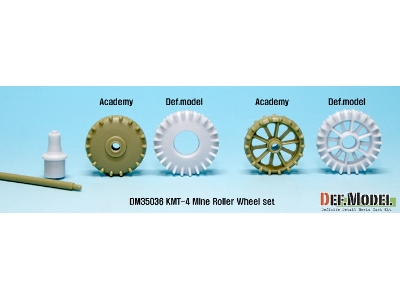 Idf Kmt-4 Mine Roller Wheel Set (For Academy 1/35) - zdjęcie 5