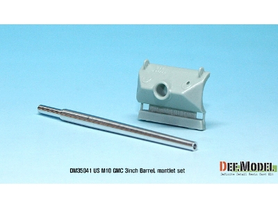Us M10 3-inch Gun Metal Barrel With Mantlet Set (For Academy 1/35) - zdjęcie 2