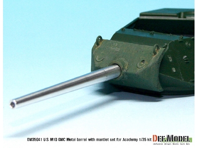 Us M10 3-inch Gun Metal Barrel With Mantlet Set (For Academy 1/35) - zdjęcie 3