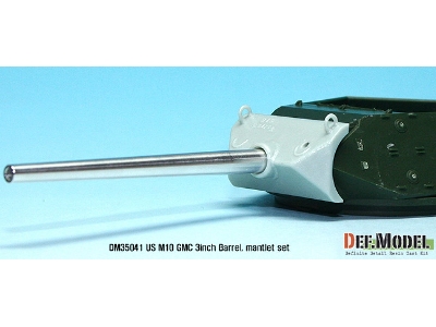 Us M10 3-inch Gun Metal Barrel With Mantlet Set (For Academy 1/35) - zdjęcie 4
