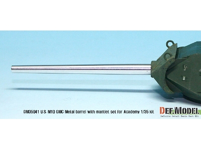 Us M10 3-inch Gun Metal Barrel With Mantlet Set (For Academy 1/35) - zdjęcie 5