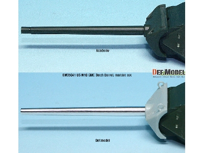 Us M10 3-inch Gun Metal Barrel With Mantlet Set (For Academy 1/35) - zdjęcie 7