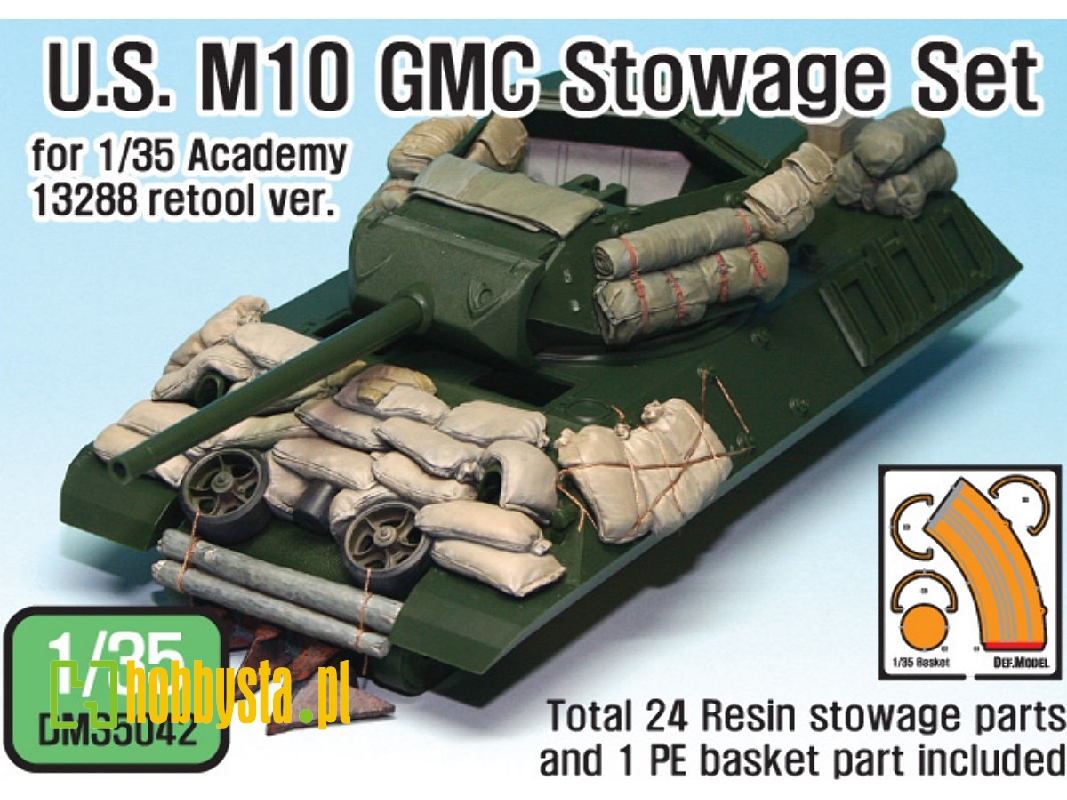 Us M10 Stowage Set ( For 1/35 Academy 13288 Retool Ver.) - zdjęcie 1