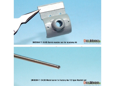 T-34/85 Metal Barrel/Mantlet Set (For Academy 1/35) - zdjęcie 4