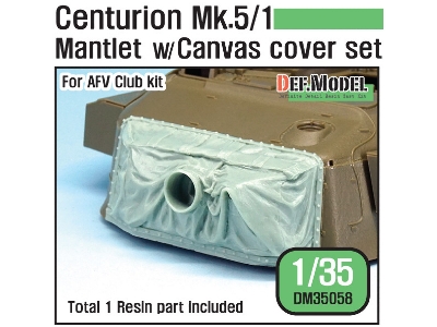 Centurion Mk.5/1 Mantlet W/Canvas Cover Set (For Afv Club 1/35) - zdjęcie 1