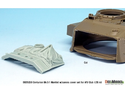 Centurion Mk.5/1 Mantlet W/Canvas Cover Set (For Afv Club 1/35) - zdjęcie 6