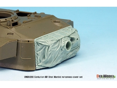 Centurion Idf Shot Mantlet W/Canvas Cover Set (For Afv Club 1/35) - zdjęcie 4