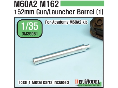 Us M60a2 M162 Metal Gun Barrel 1 (For Academy 1/35) - zdjęcie 1