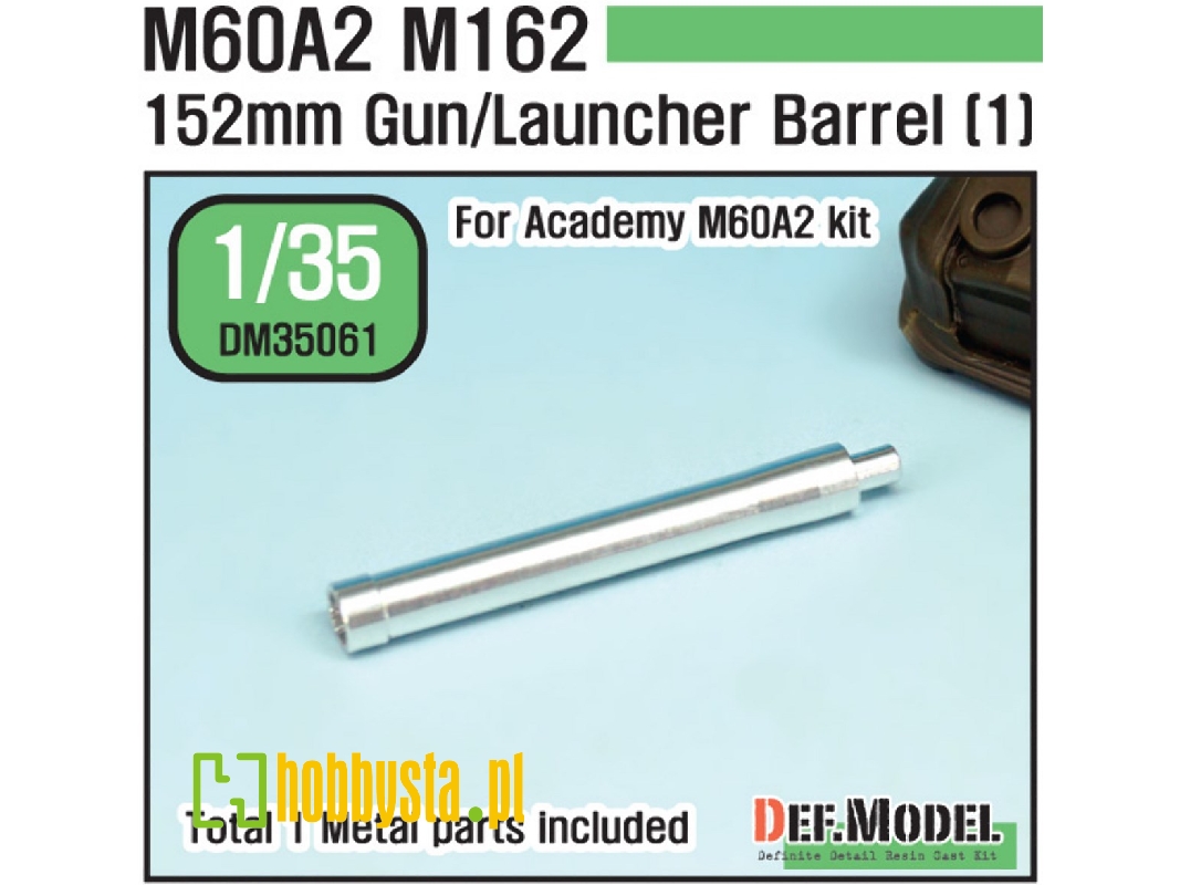 Us M60a2 M162 Metal Gun Barrel 1 (For Academy 1/35) - zdjęcie 1