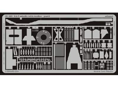  SA-2 missile with trailer 1/35 - Trumpeter - blaszki - zdjęcie 2