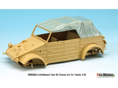 Kubelwagen Type 82 Canvas Top (For Tamiya 1/35) - zdjęcie 3