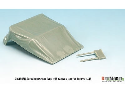 Schwimmwagen Type 166 Canvas Top (For Tamiya 1/35) - zdjęcie 2
