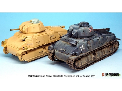 German Panzer 739(F) S35 Conversion Set (For Tamiya 1/35) - zdjęcie 4