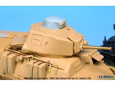 German Panzer 739(F) S35 Conversion Set (For Tamiya 1/35) - zdjęcie 6