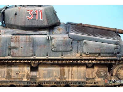 German Panzer 739(F) S35 Conversion Set (For Tamiya 1/35) - zdjęcie 11