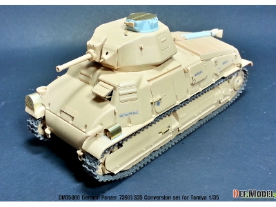 German Panzer 739(F) S35 Conversion Set (For Tamiya 1/35) - zdjęcie 13