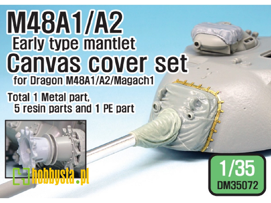 Idf Magach 1 (M48a1) Canvas Cover Set (For Dragon 1/35) - zdjęcie 1